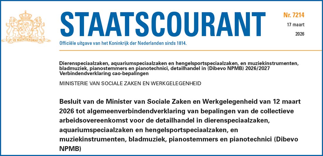 AVV in Staatscourant