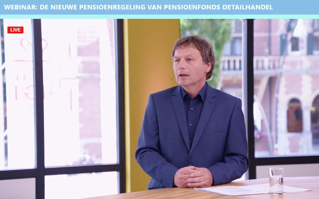 Webinar pensioenregeling van Pensioenfonds Detailhandel